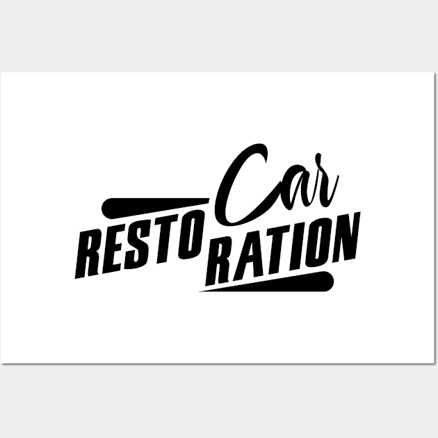 Car Repair Oldtimer Hobby Cars Restoration Wall Art by dr3shirts